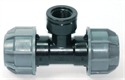 Picture of 50mm Agrifit x 1 1/2in BSP Female Adaptor Tee (Silver Line)