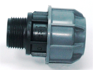 Picture of 32mm Agrifit x 1" BSP Male Adaptor (Silver Line)