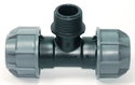 Picture of 20mm Agrifit x 1/2" BSP Male Adaptor Tee (Silver Line)
