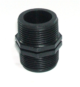 Picture of 1 1/4" Polypropylene hex nipple