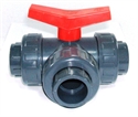Picture of 32mm PVC 3 Way Ball Valve