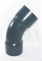 Picture of 75mm PVC 45 Degree Bend