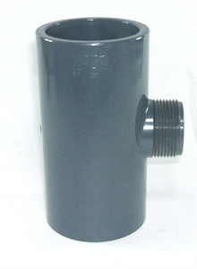 Picture of 63mm x 1 1/4" PVC Part Threaded Tee
