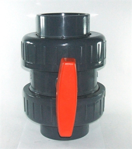 Picture of 110mm PVC Double Ball Valve